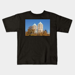 Cathedral, church, minster, city, Westphalia Kids T-Shirt